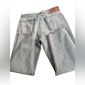 NWT Men’s 550 ‘92 Relaxed‎ Taper Paint Marked Jeans 38 x 32